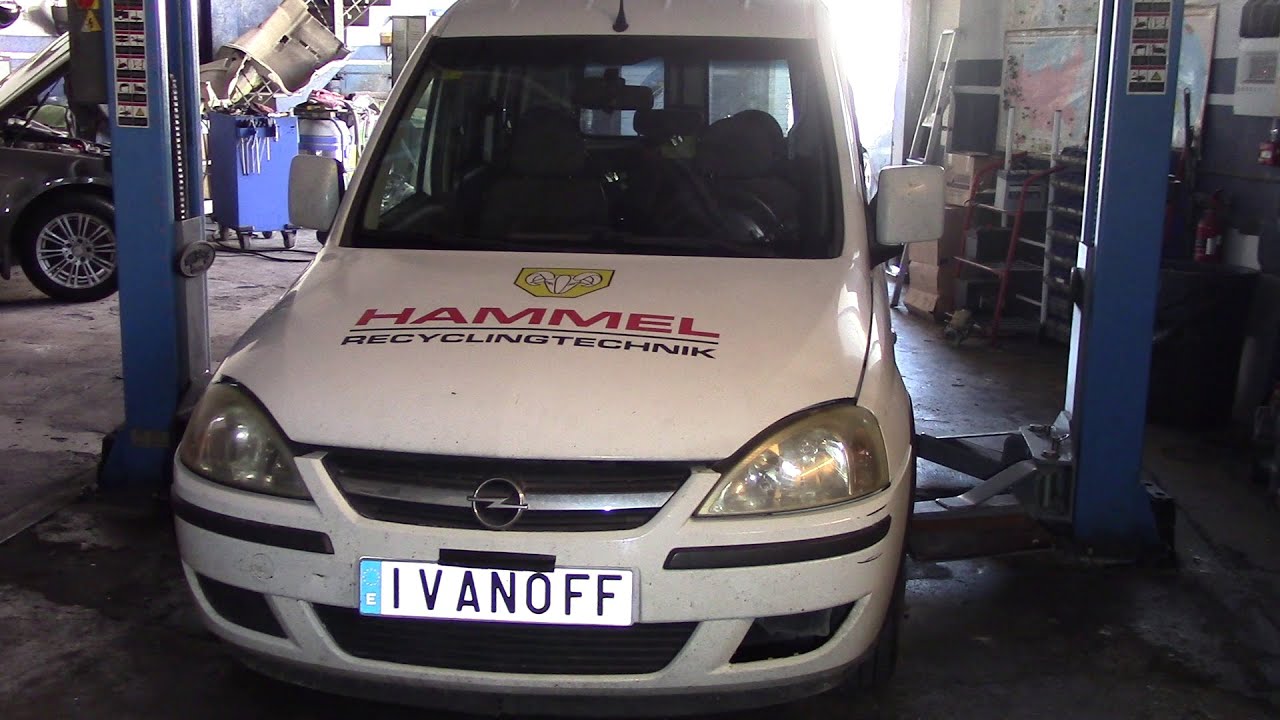 Opel Combo 2004  1 7DTI       Замена помпы