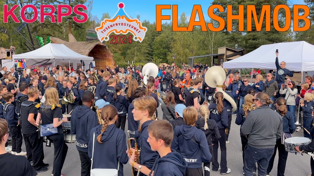 Korps flashmob | TusenFryd-stevnet 2024