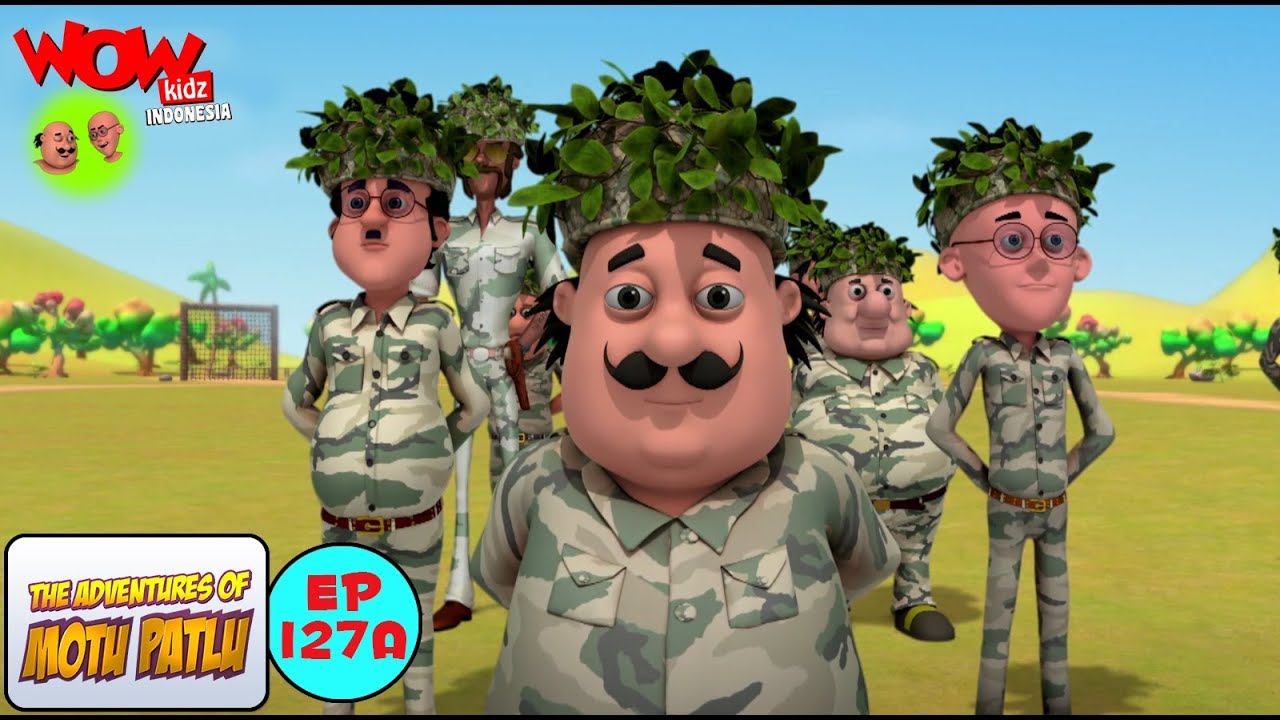 Latihan Komando - Motu Patlu dalam Bahasa - Animasi 3D Kartun
