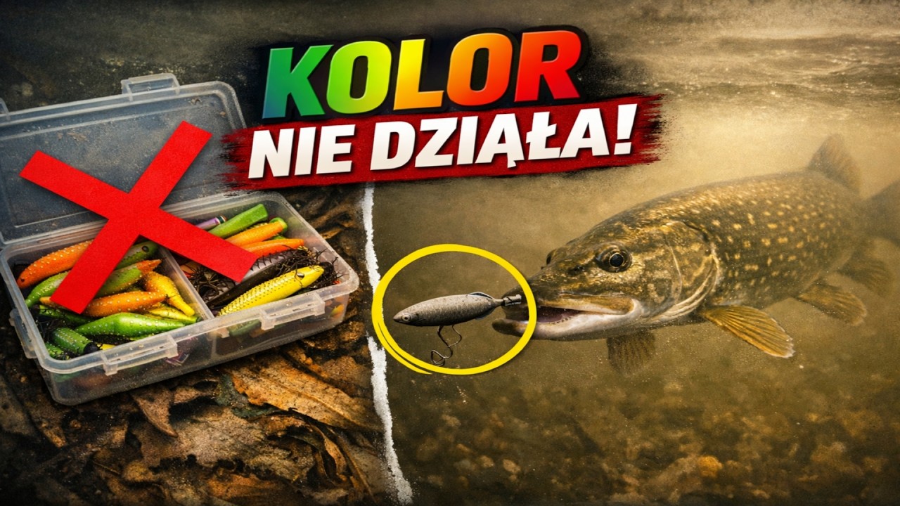Twój Szczupak ma w nosie KOLOR przynęty! To dlatego nie bierze zimą.