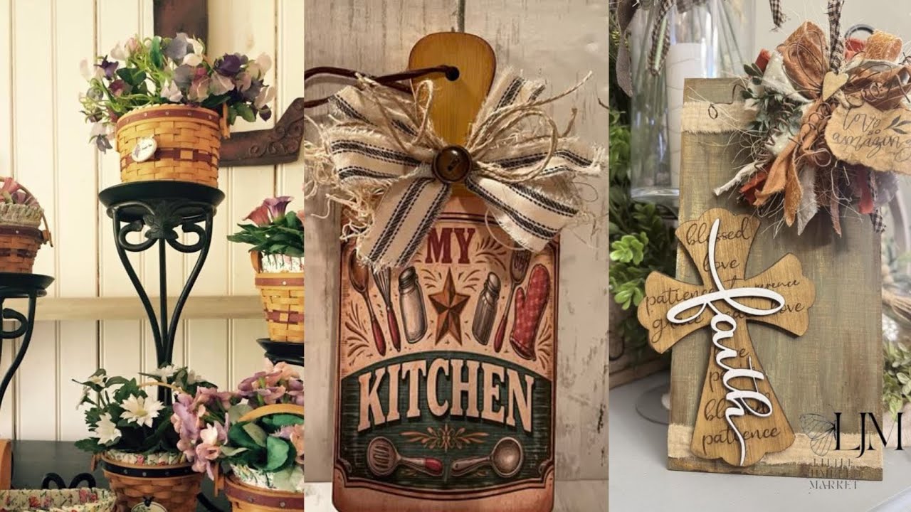 Thrifty Charm Decor: винтажный деревенский стиль и шебби-шик | Ремонт и переделка дома в стиле 