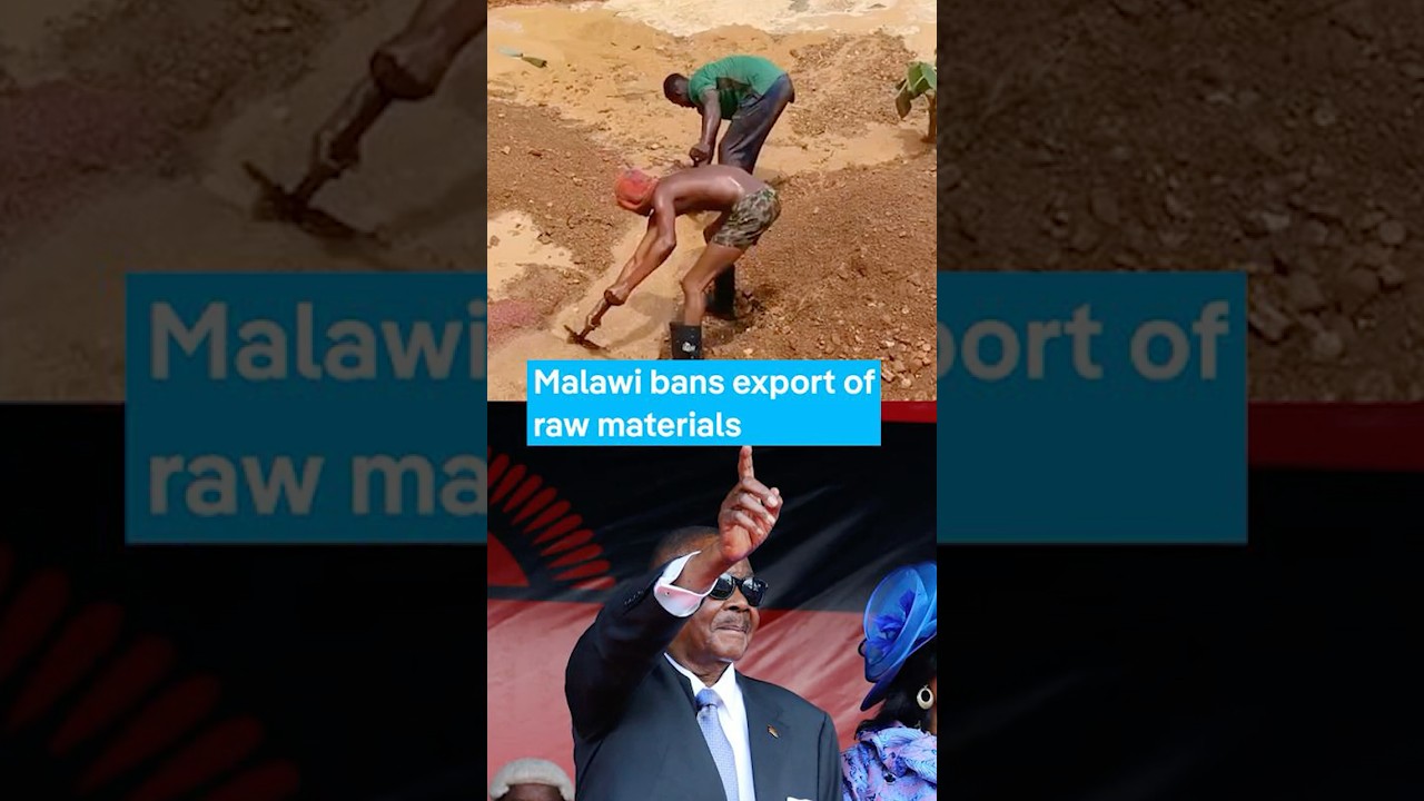 Le pr&eacute;sident du Malawi interdit l'exportation de min&eacute;raux bruts