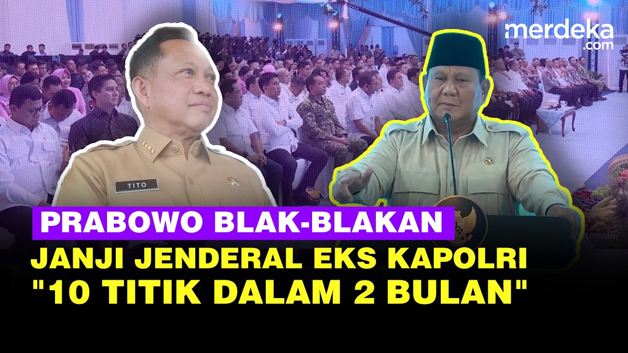 Prabowo Bongkar Janji Jenderal Tito Soal Bencana Sumatera: 10 Titik 2 Bulan