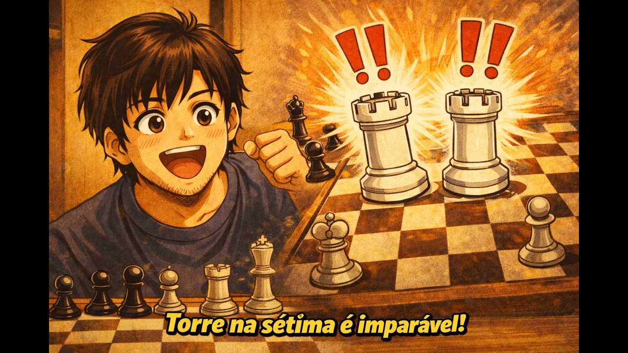 Torre na sétima é matador #chess #xadrezbrasil #xadrez #chessgame #chesscom