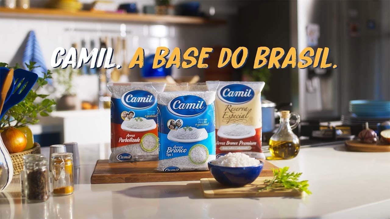 Arroz Branco Camil. A Base do Brasil.