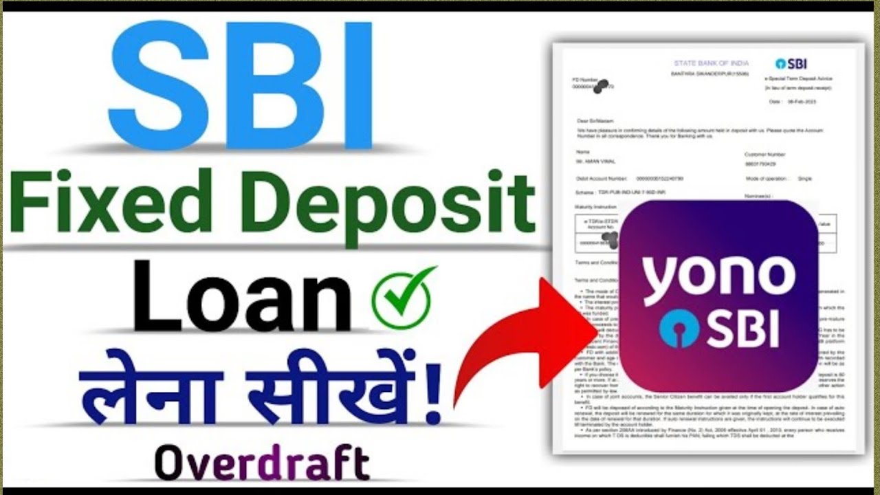 Как взять овердрафт в приложении SBI Yono | Как сделать срочный депозит в приложении SBI Yono