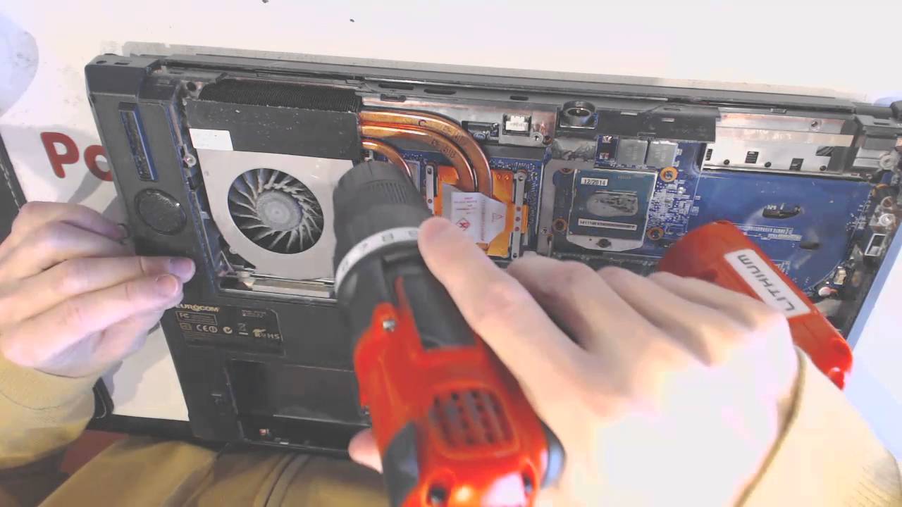 How to repair a broken  Eurocom p177sm Clevo Sager dc power jack socket input port on laptop