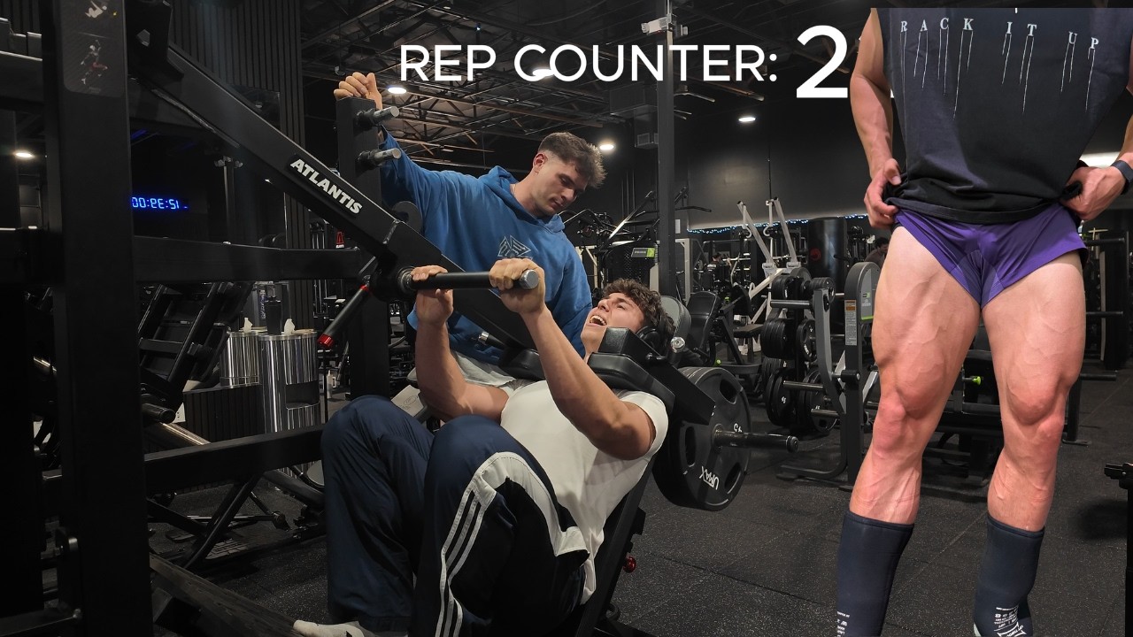 I Almost got BANNED for this Leg Day
