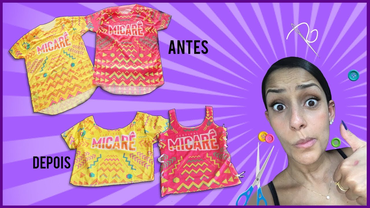 CUSTOMIZAÇÃO DE ABADÁ SEM COSTURA - DIY