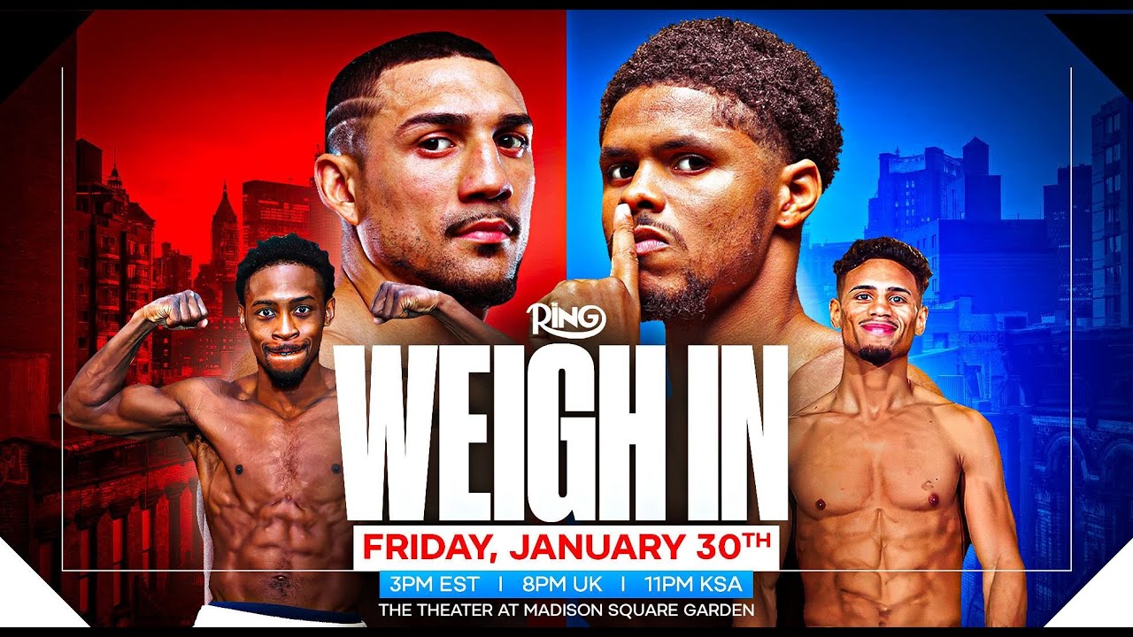 Teofimo Lopez vs Shakur Stevenson | LIVE WEIGH IN | The Ring VI