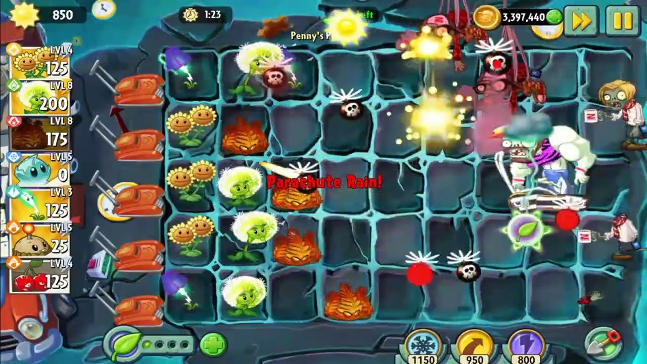 Plants vs. Zombies 2 (Android)| Penny's Pursuit | Pyre Vine's World! | Level 1-5 |