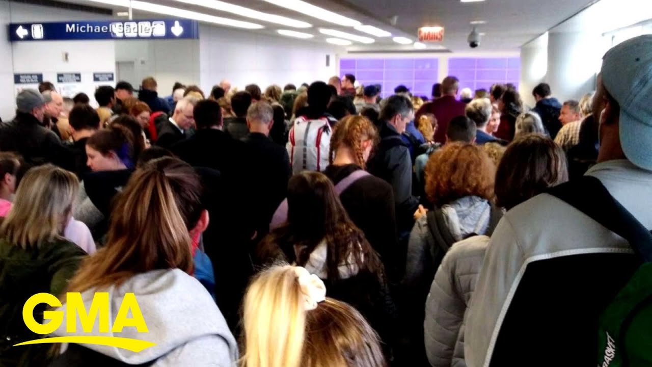 Chaos at European and US airports after Trump’s travel ban goes into effect l GMA