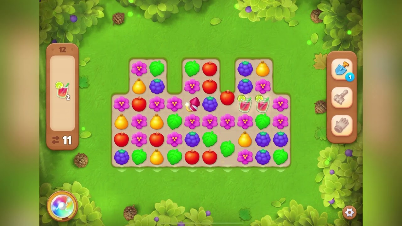 Level 12 : Gardenscapes game बच्चो का गेम | Mini puzzle game | ThrillXpress