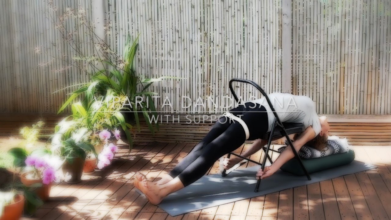 Yoga | How to Chair Backbend | Viparita Dandasana | Cat de Rham | Online Yoga Teaching