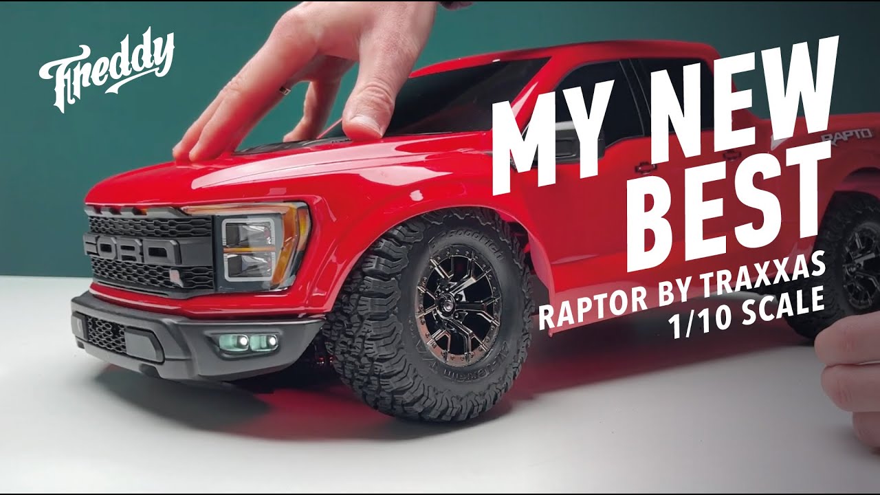 The brightest release of 2023! Ford Raptor by Traxxas. 60+ mph remote control car in 1/10 scale.