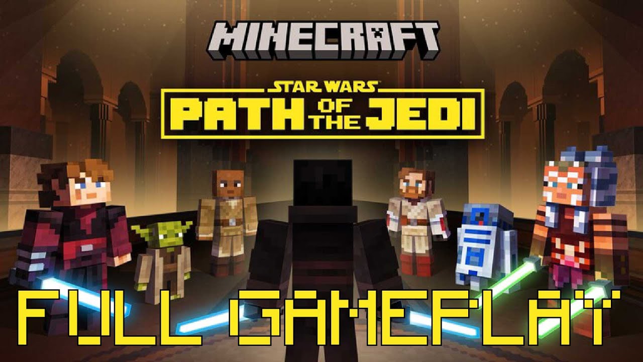 Minecraft x Star Wars Path of The Jedi DLC - Full Gameplay Walktrough (PC, Xbox, PS4, Mobile)