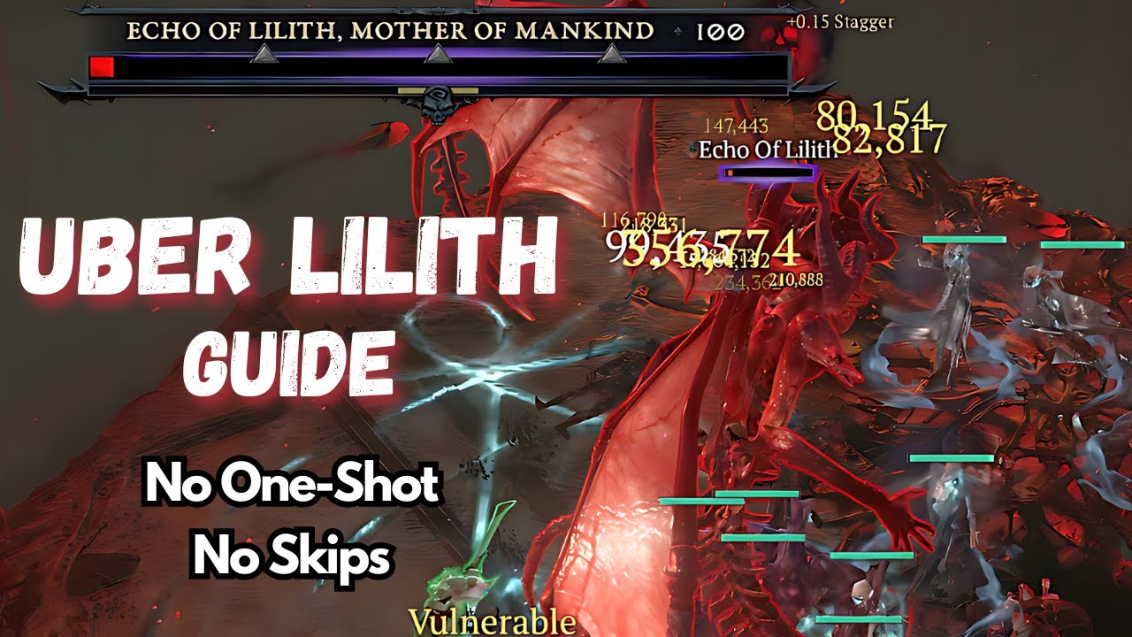 EVERYTHING You Need to Know to Beat Uber Lilith (No One-Shot, No Skips) - Diablo 4 Guide