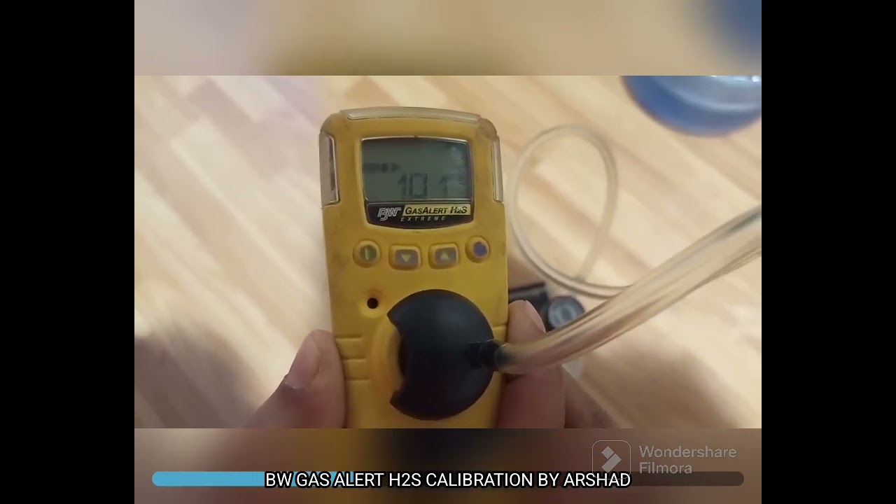 HOW TO DO CALIBRATE BW GAS ALERT H2S | HINDI | ARSHAD.