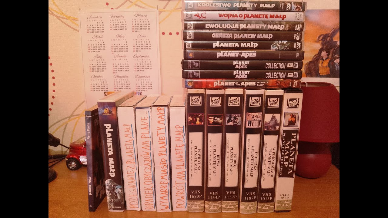 My Planet of the Apes VHS and DVD Collection