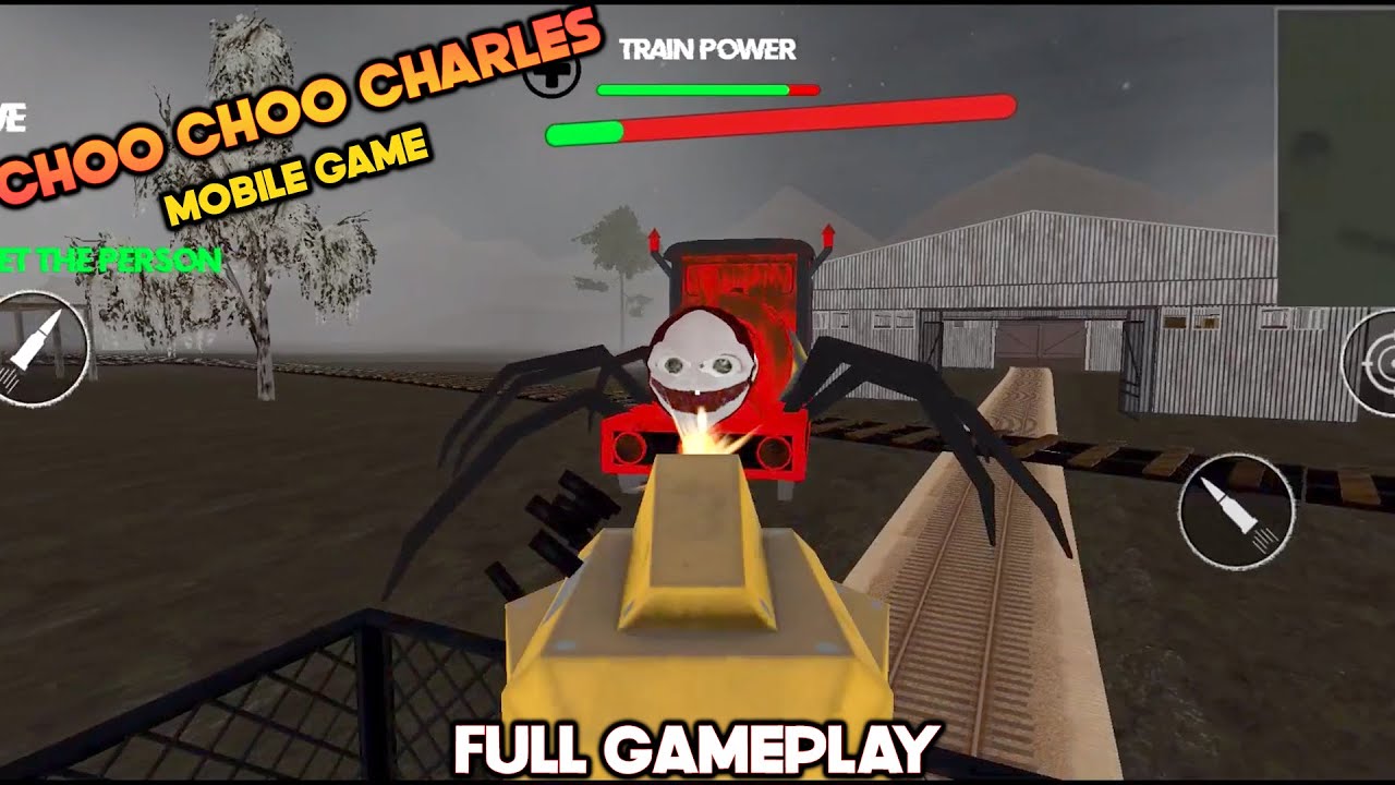 Choo Choo Charles Mobile Gameplay - Scary Spider Monster Train Cho | Android Horror Game