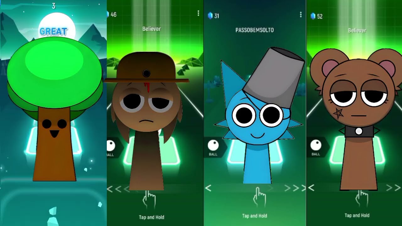 Tiles Hop Challenge | Perfect Jump & Best Music 🎶