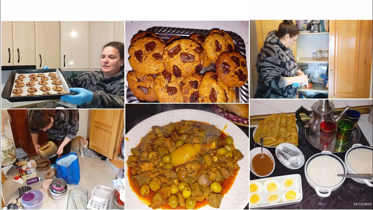 فيقت حداكة وجدت لفطور ديال هد لبرد تنضيم بلاكار أستعدادات لمطبخ جديد 🍪 كوكيز بي دقائق لقمح لكامل