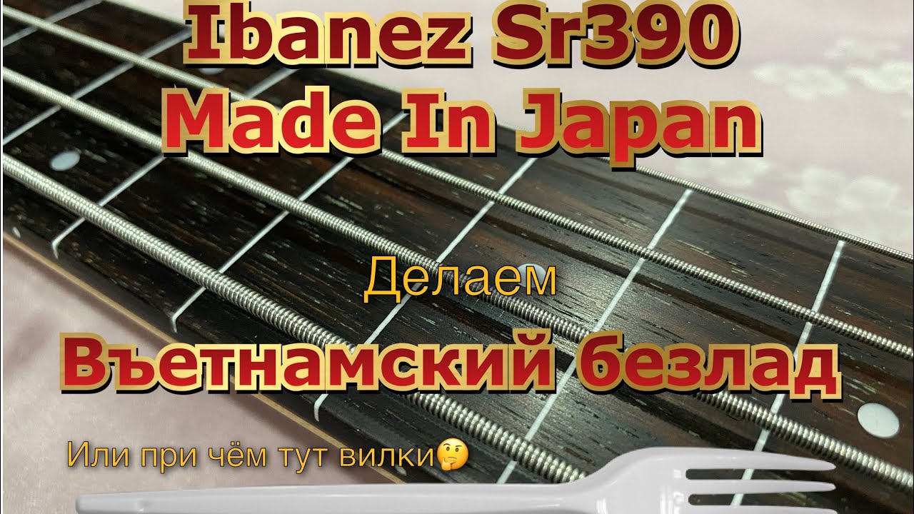 Обезлаживание по Вьетнамски-или пришло время сделать безлад! Ibanez sr390