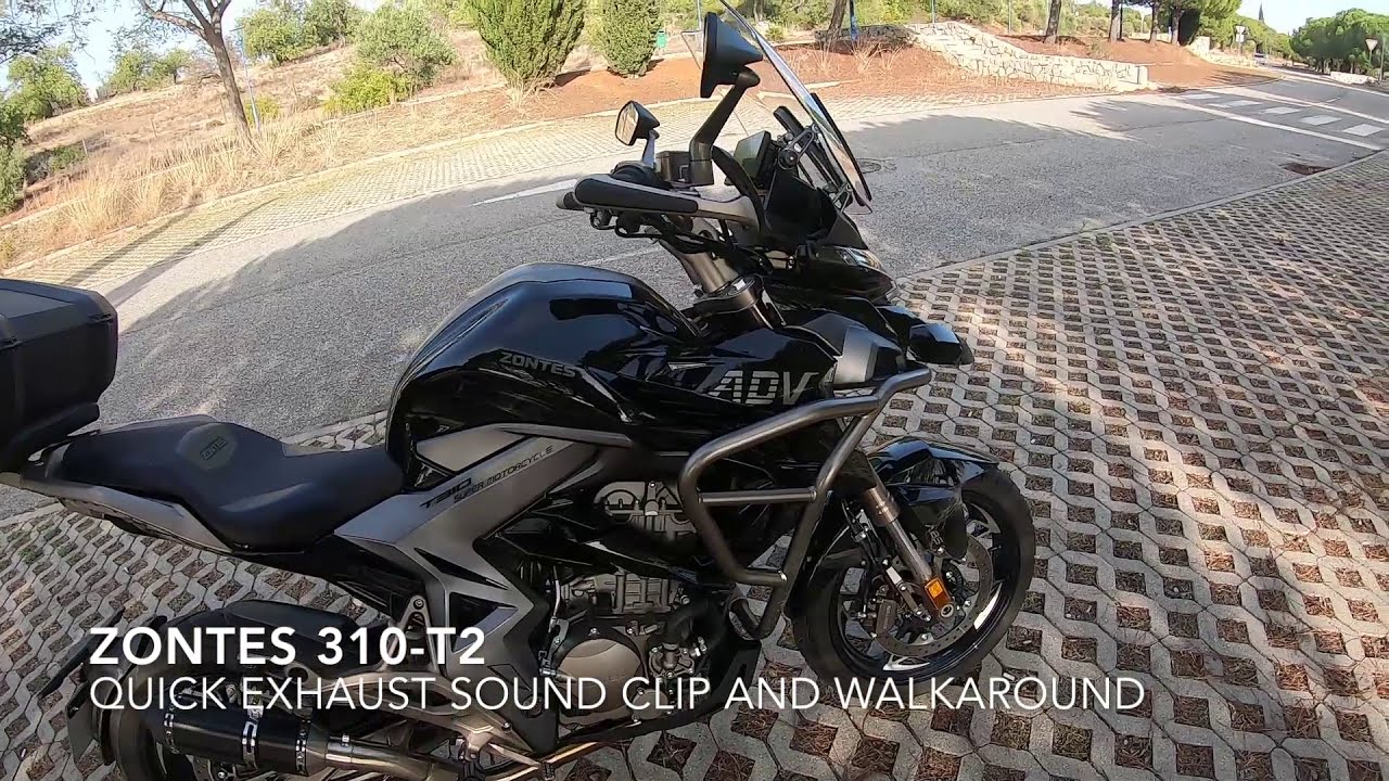 ZONTES 310T2 - Exhaust Sound + Last Walkaround