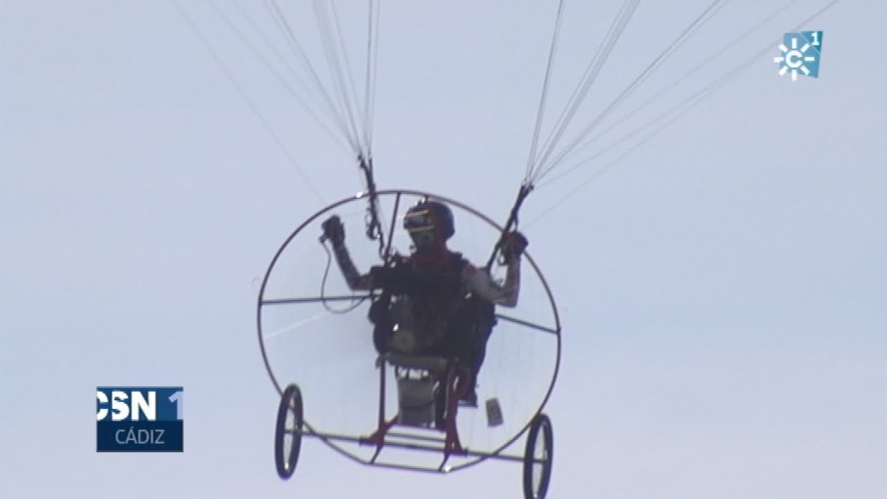 Campeonato de Europa de slalom a paramotor, en Bornos