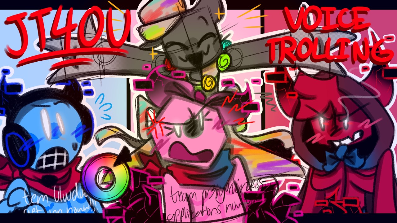 Just The Four Of Us! || Forsaken Colours&Pr3tyC00lElectricityDud Voice Trolling