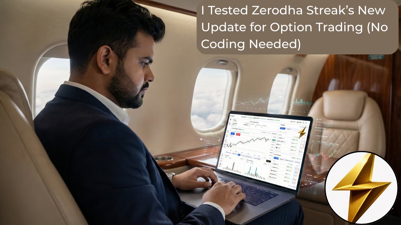 New zerodha streak features revealed 2026 : No code algo trading strategy for option and equity