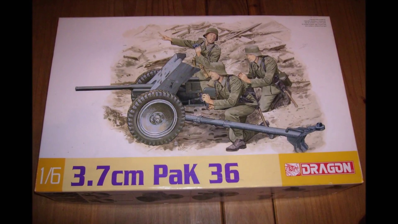 1/6TH SCALE DRAGON PAK 36 CANNON COMPLETE  BUILD