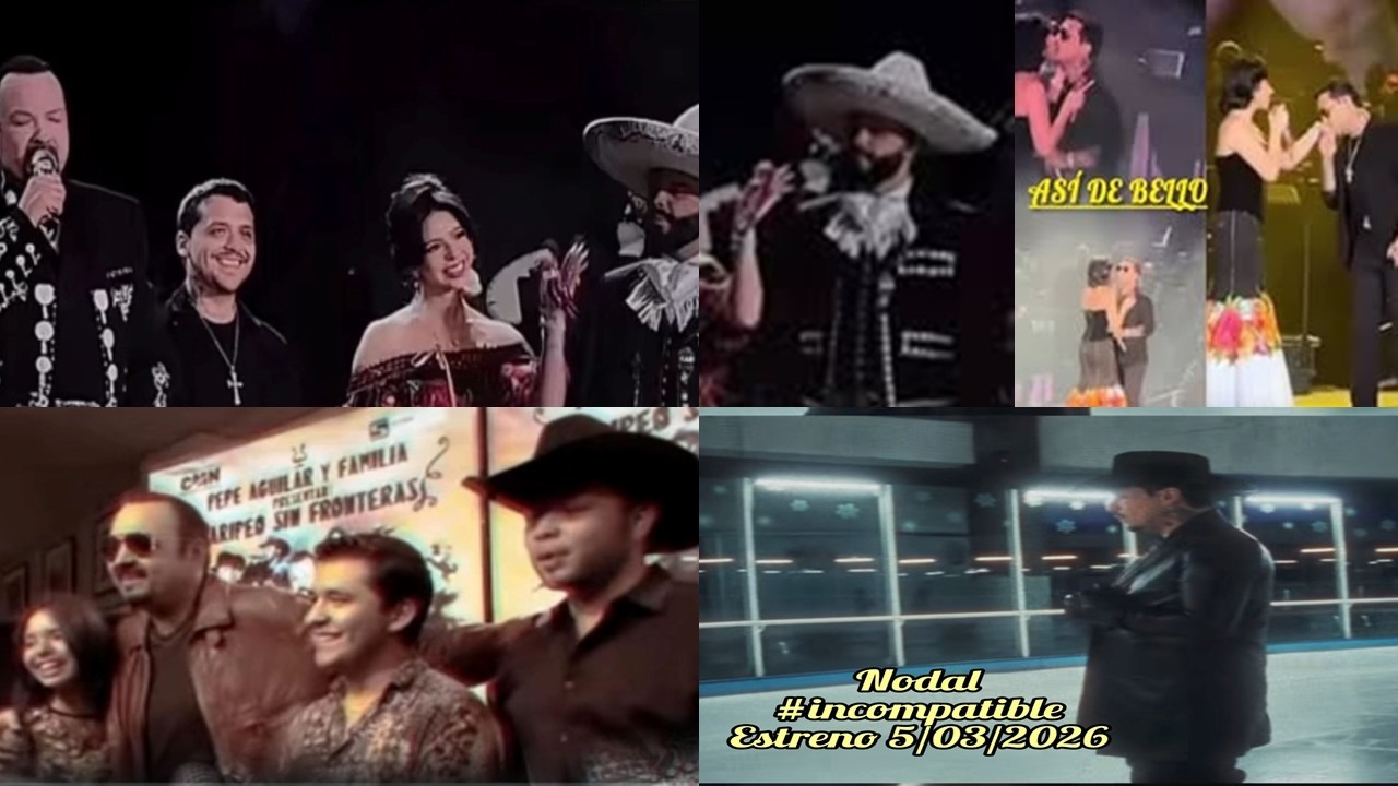 ANGELA Y NODAL FELICES Y HOY UNA GRAN NOCHE CON#leonardoaguilar #angelaaguilar#cristiannodal