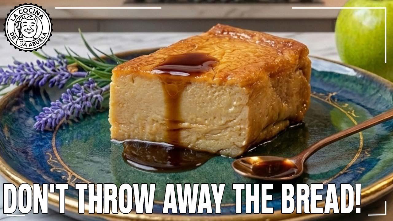 Turn Stale Bread Into Delicious Bread Pudding with Just 4 Simple Ingredients!