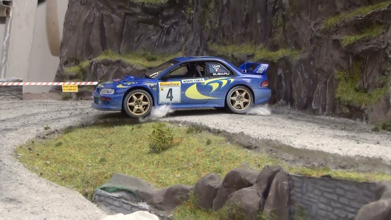 Modellino 3D Rallye di Monte Carlo 1:43 Rally Car Models