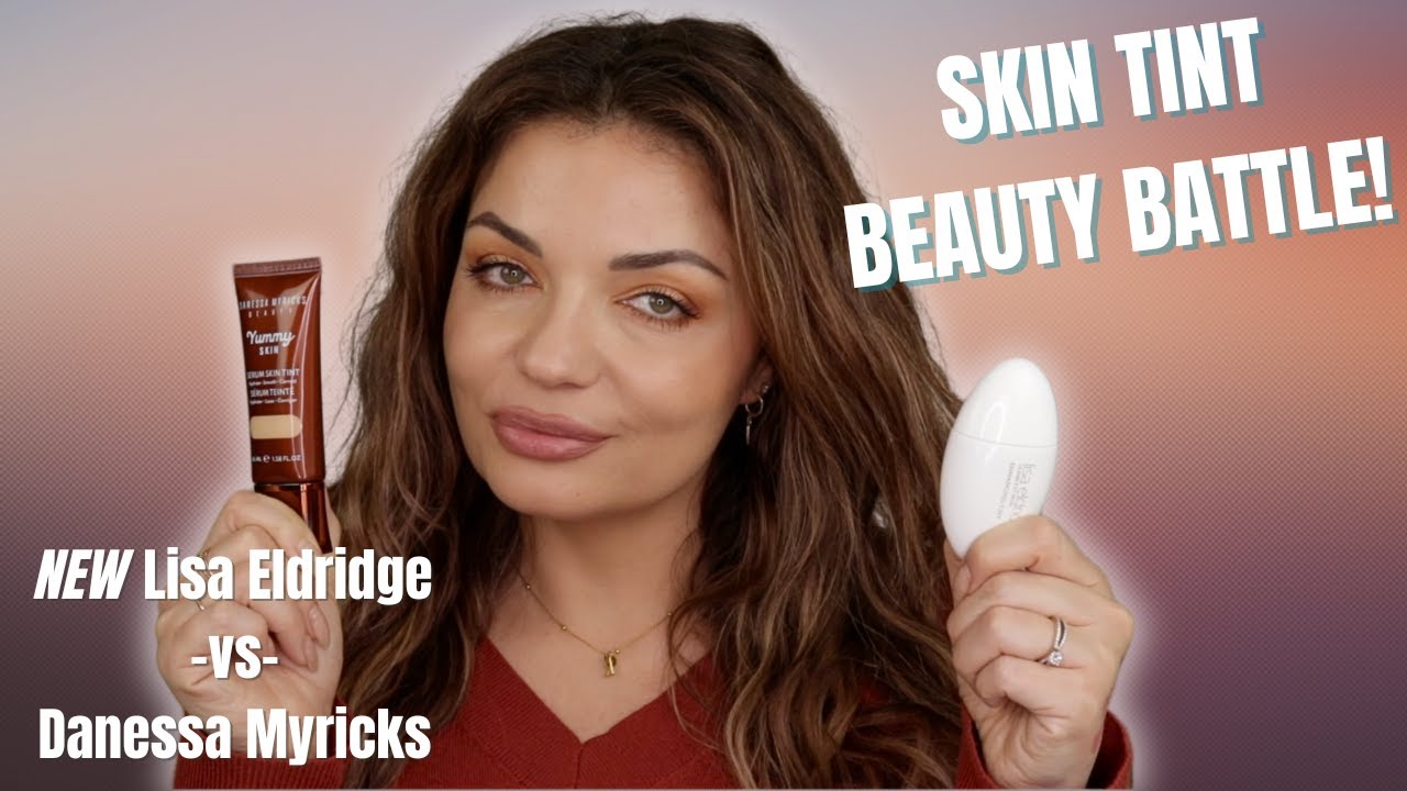 NEW Lisa Eldridge Seamless Skin Enhancing Tint vs Danessa Myricks Yummy Skin,  & New Lip Pencils