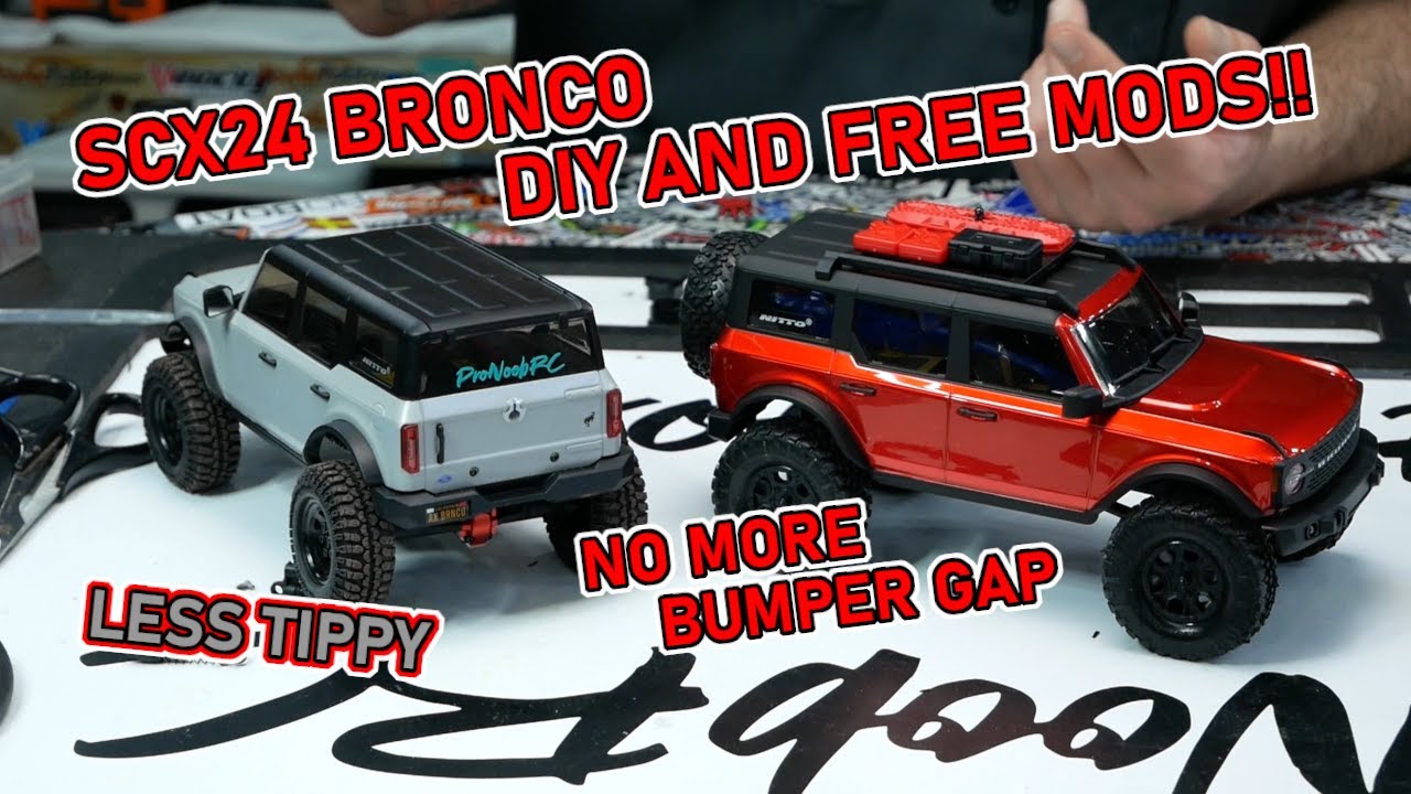 AXIAL SCX24 FORD BRONCO RTR MICRO RC: СДЕЛАЙ САМ И БЕСПЛАТНЫЕ МОДИФИКАЦИИ