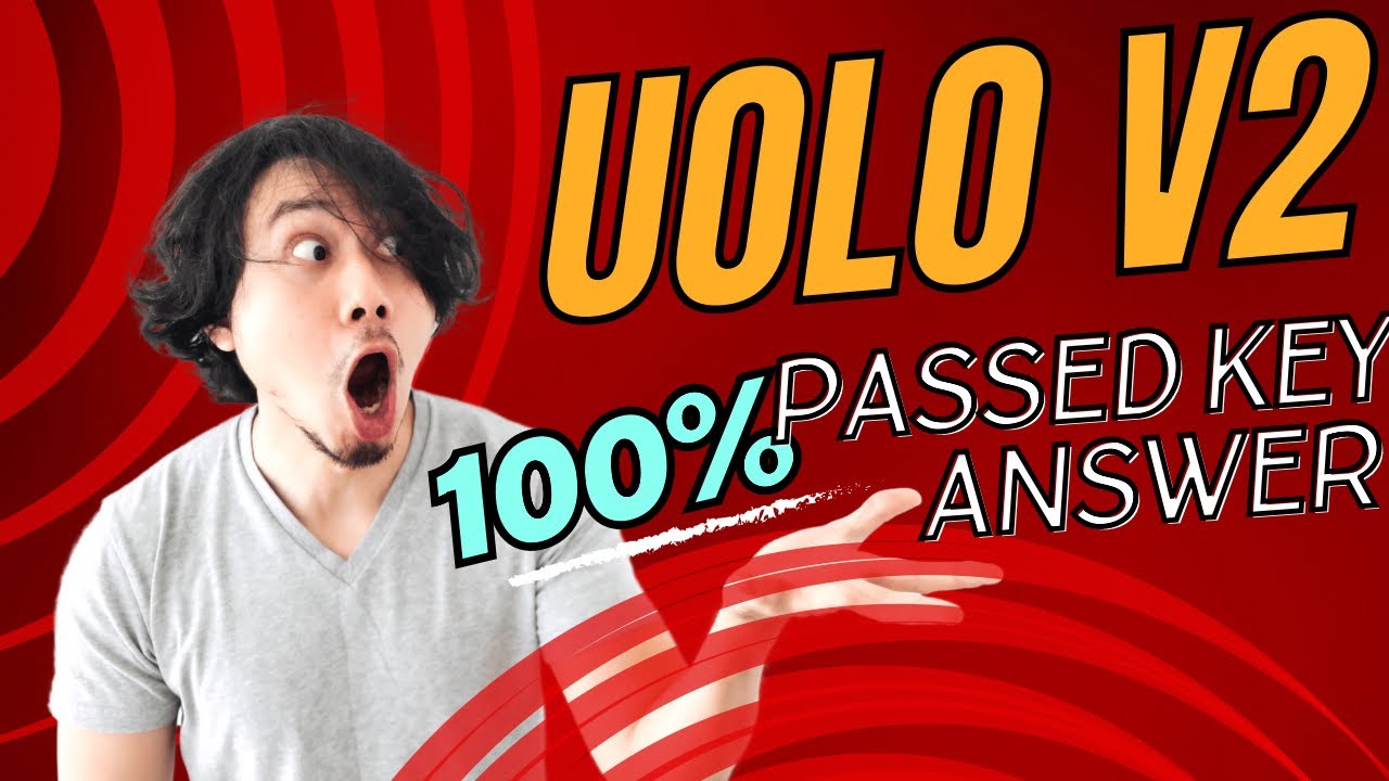 UOLO V2 PROJECT ANSWER