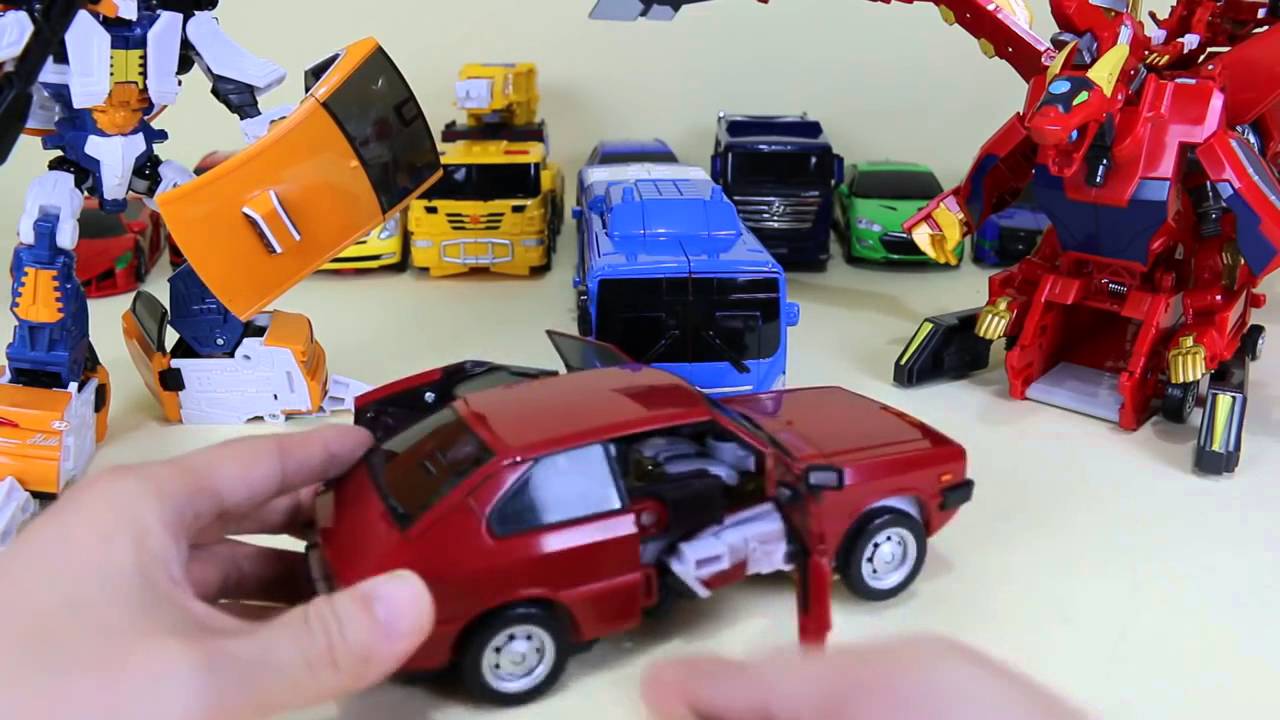 CARBOT Turning Mecard Transformers toys for kid
