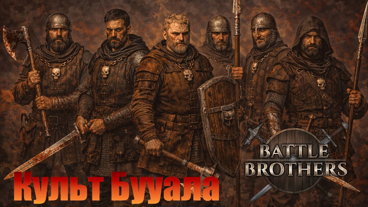 Братья наемники, последователи культа Бууала. Battle Brothers. Часть 5.