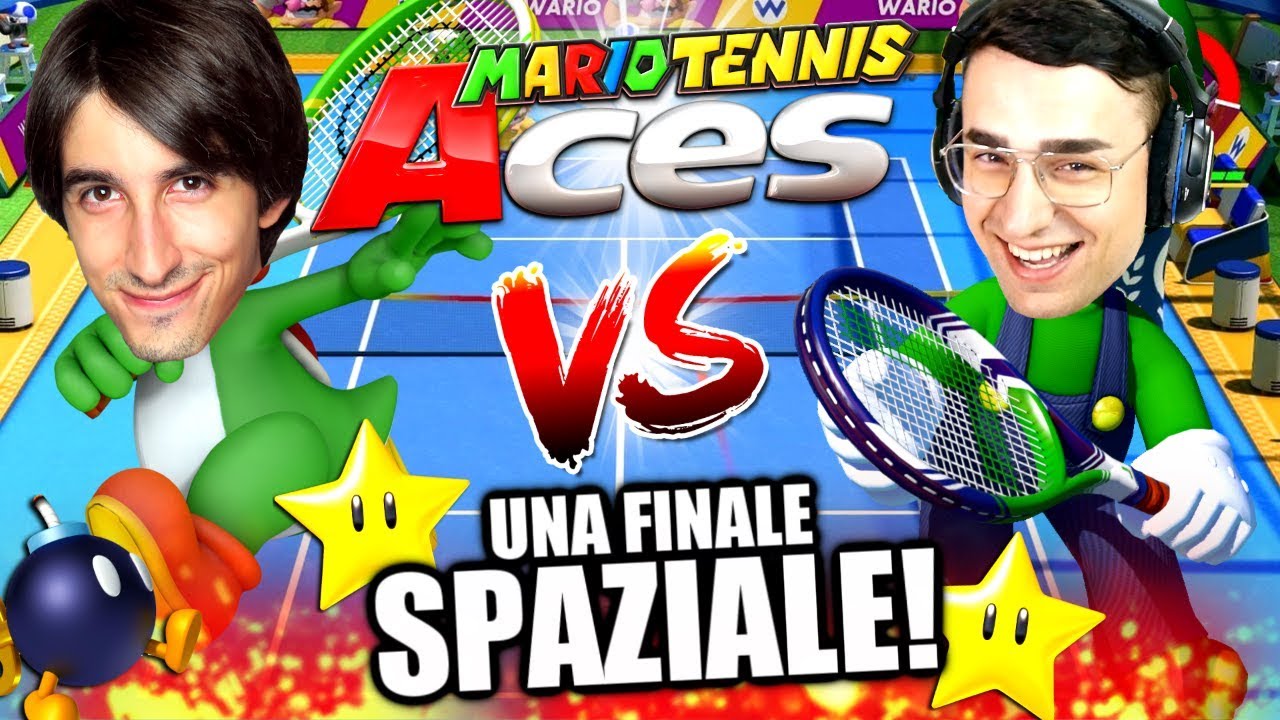 GIOSEPH e TUBERANZA: TORNEO con FINALE SPAZIALE! ⭐ Mario Tennis Aces Gameplay ITA