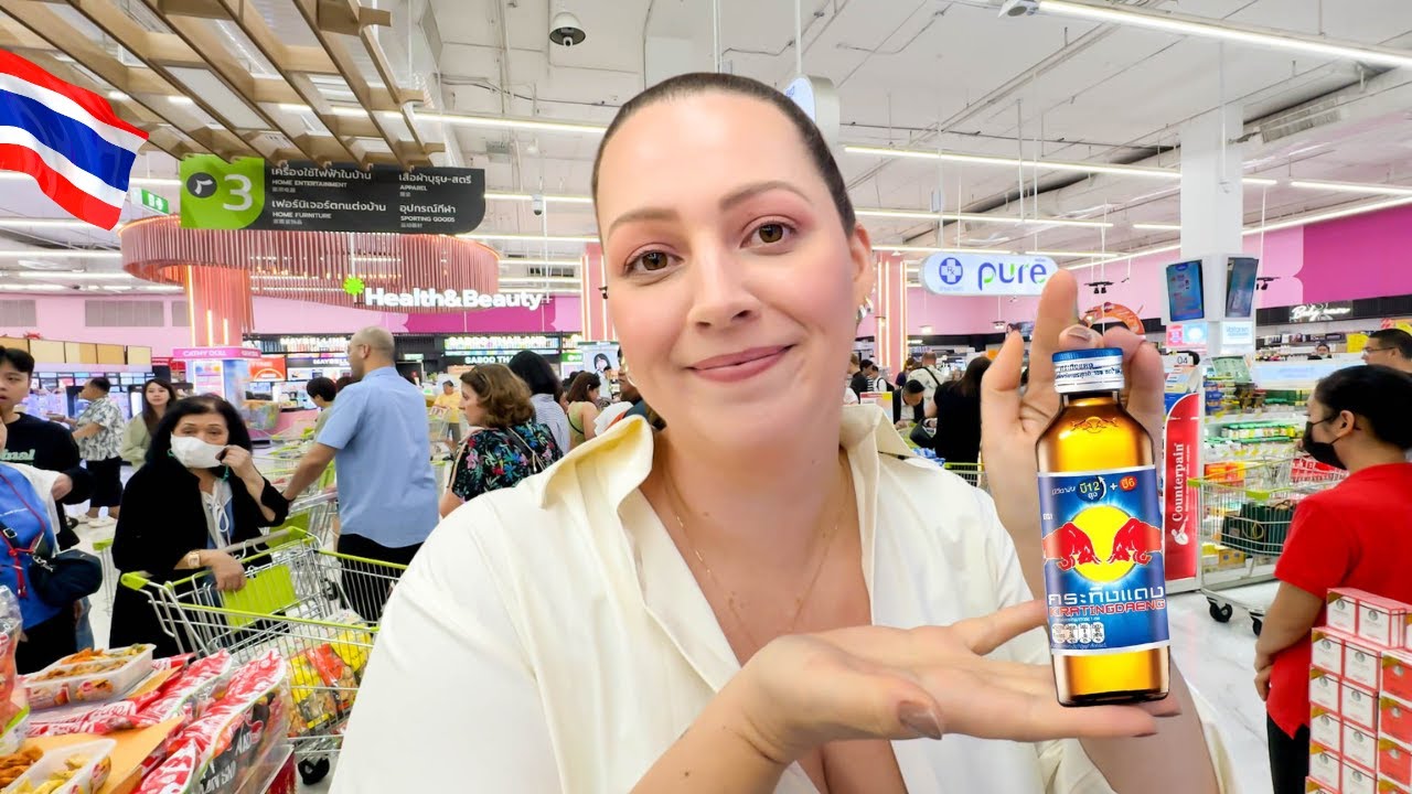 COMO É UM SUPERMERCADO NA TAILÂNDIA
