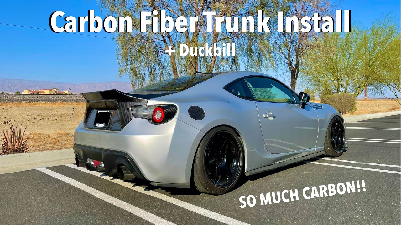 Carbon Fiber Trunk Install! ViS Duckbill — Subaru BRZ