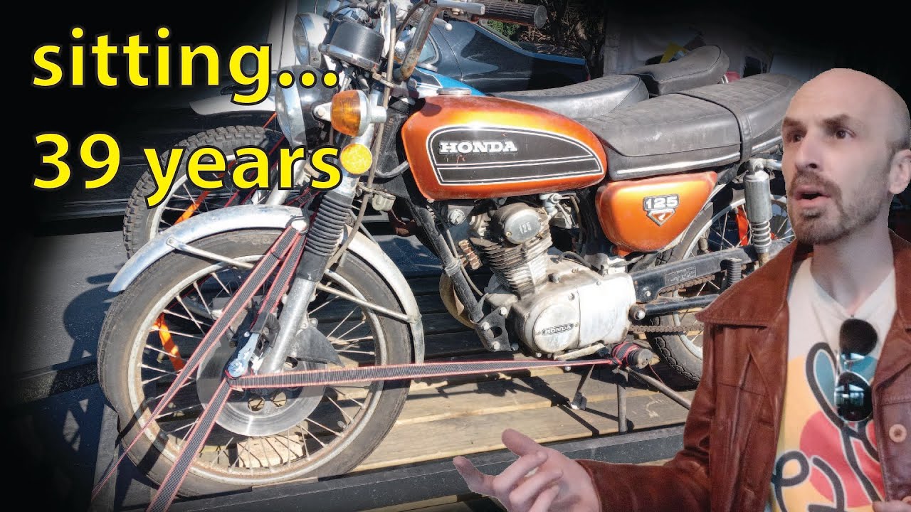 Will It Run? 1973 Honda 125 Barnfind Sitting for 39 Years!