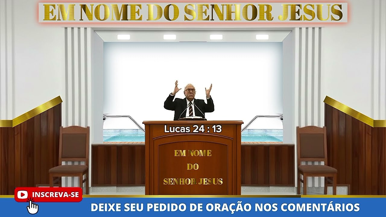 Santo Culto a Deus - Palavra De Deus Hoje - Lucas 24:13 / Holy worship to God - God's Word today