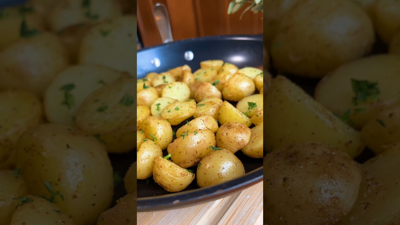 Simple & Tasty Saut&eacute;ed Baby Potato Recipe #shorts