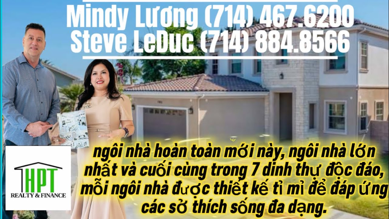 🔺Nhà mới!! Ngôi nhà lớn nhất và cuối cùng trong 7 dinh thự độc đáo ở Fountain Valley!! 