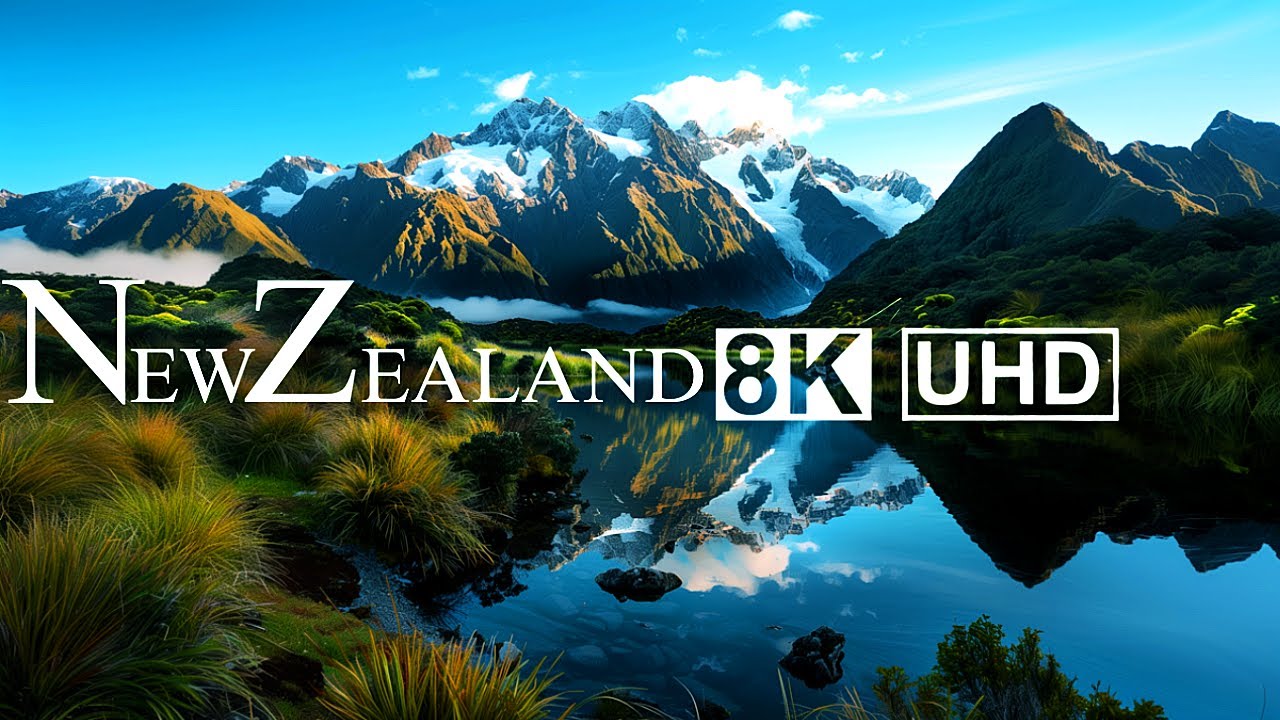 New Zealand in 8K Ultra HD 🇳🇿 | Where Mountains, Lakes & Nature Feel Unreal