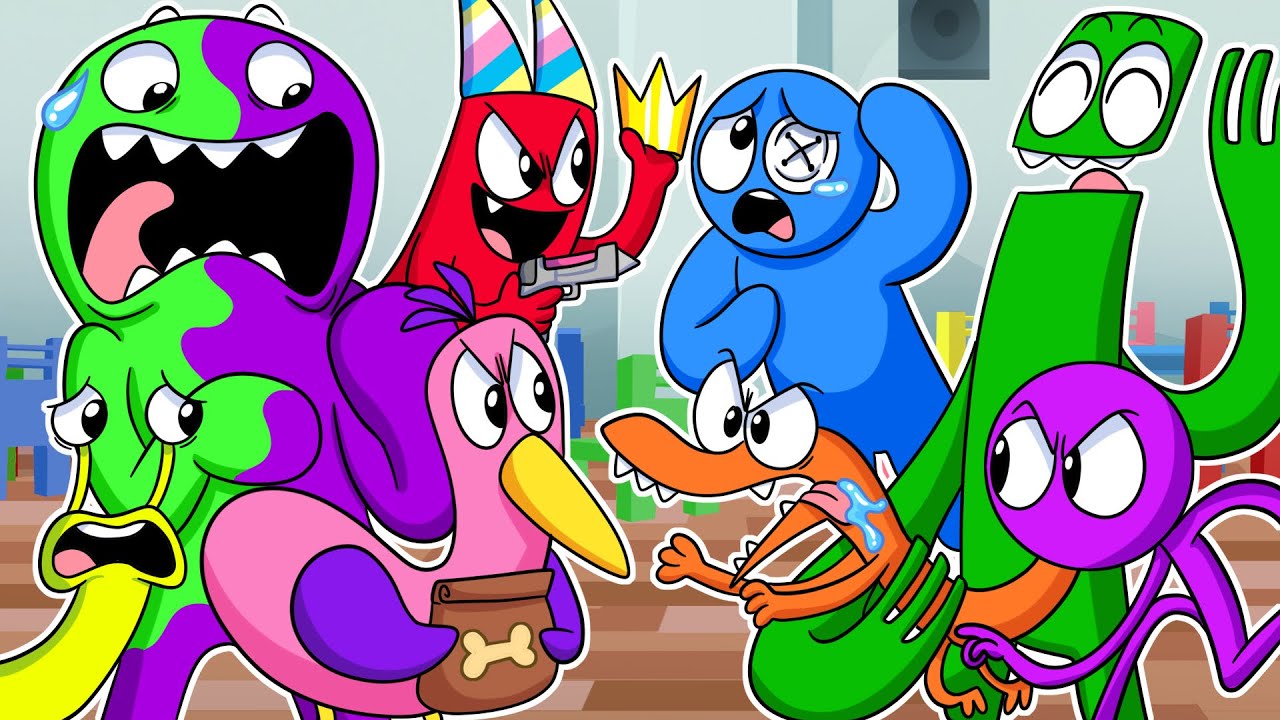 GARTEN of BANBAN Vs. RAINBOW FRIENDS ANIMATION!