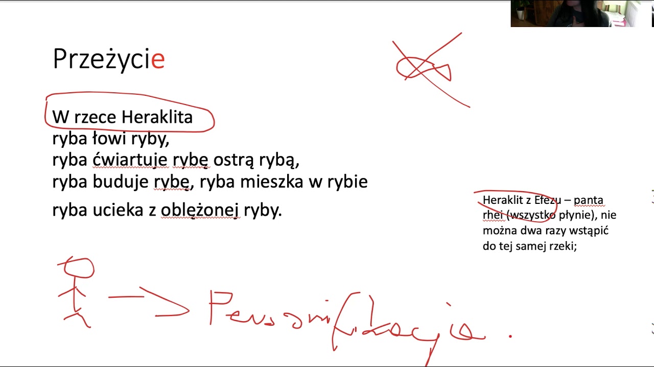 W. Szymborska - W rzece Heraklita